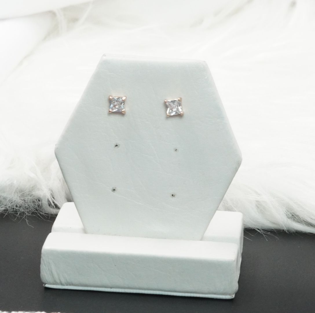 Miniatura 5 de TOPO CUADRADO BLANCO TIPO DIAMANT ROSA#5